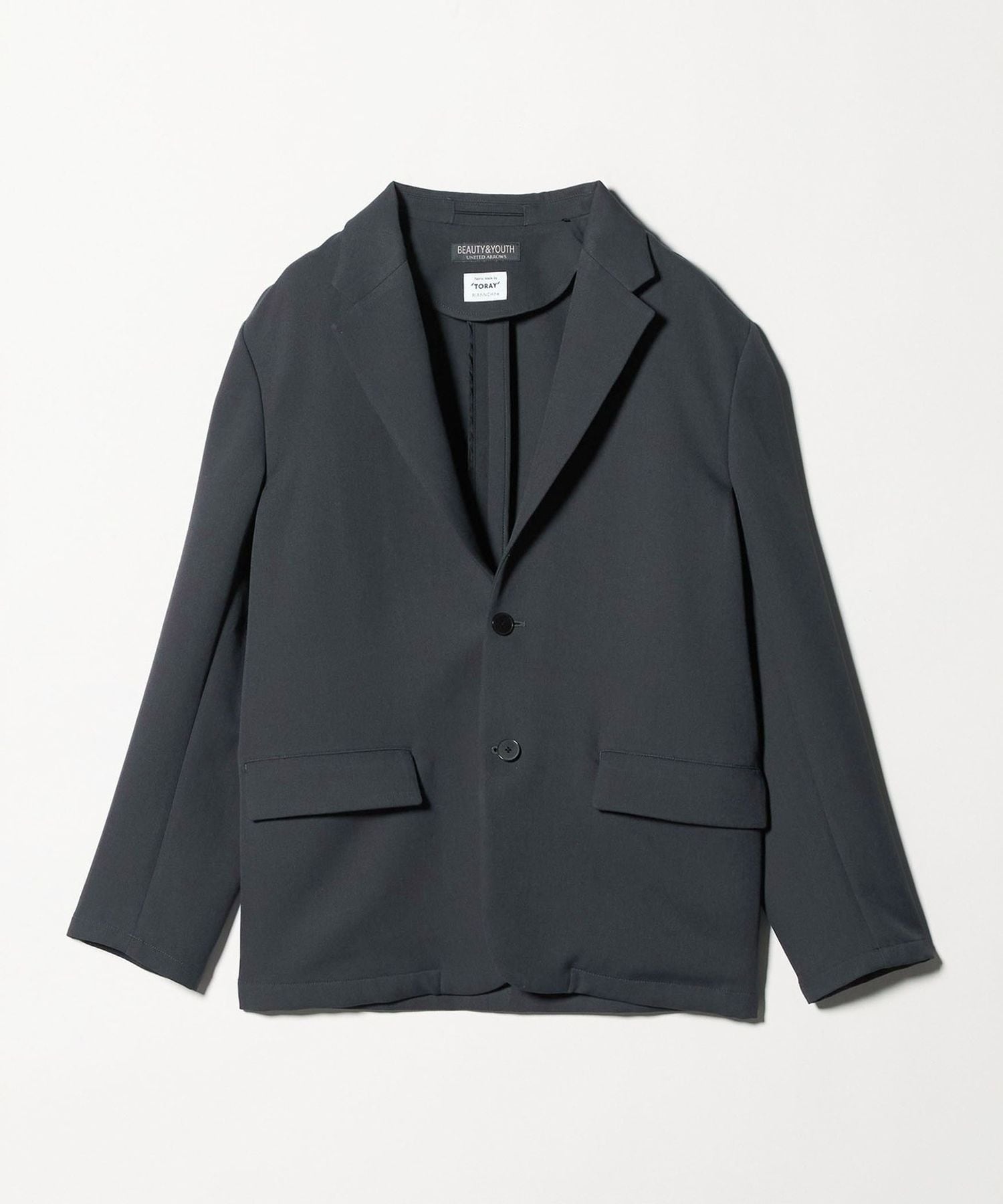 UNITED ARROWS 東レ 洗える セットアップ リネン混 スーツ M 東レ/TORAY ワルツ コンフォート ジャケット セットアップ対応 ヨコ