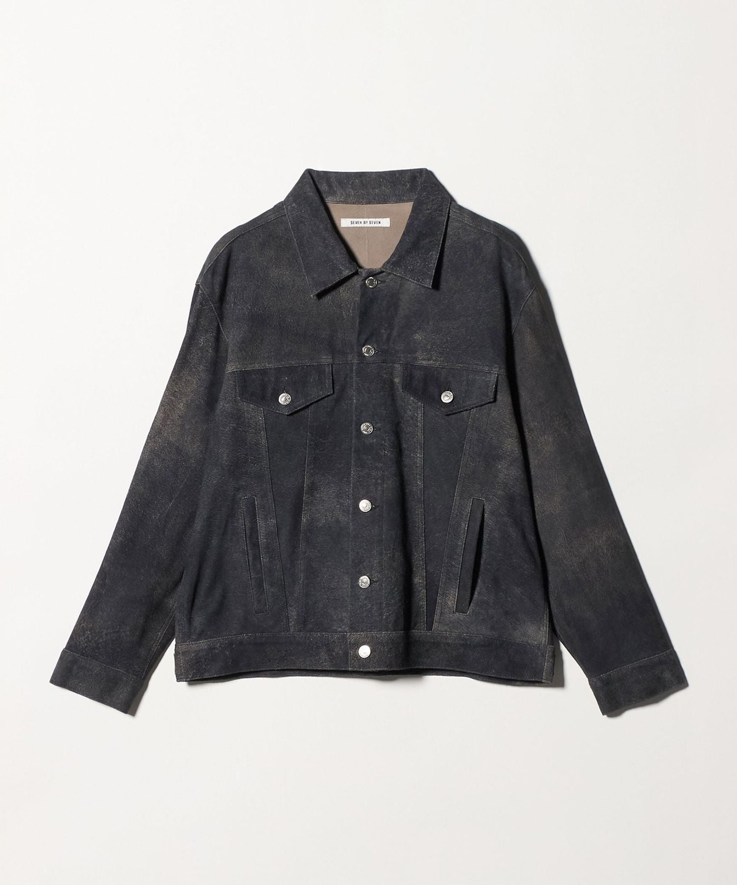 SEVEN BY SEVEN＞LEATHER TRACKER JACKET/アウター
