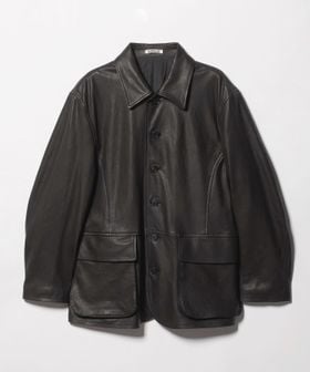 AURALEE/＜AURALEE＞TEXTURED LETHER BLOUSON/ブルゾン/その他コート / ブルゾン