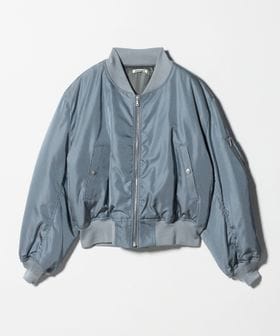 AURALEE/＜AURALEE＞HIGH DENSITY SILK TWILL FLIGHT BLOUSON/ブルゾン/ミリタリージャケット