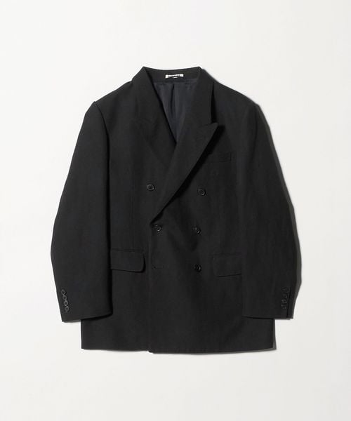 AURALEE/＜AURALEE＞WOOL COTTON LINEN OX DOUBLE―BREASTED JACKET/ジャケット/テーラードジャケット