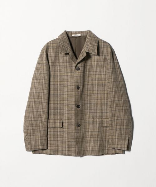 AURALEE/＜AURALEE＞SILK LINEN NEP CHECK JACKET/ジャケット/その他ジャケット / スーツ / セットアップ