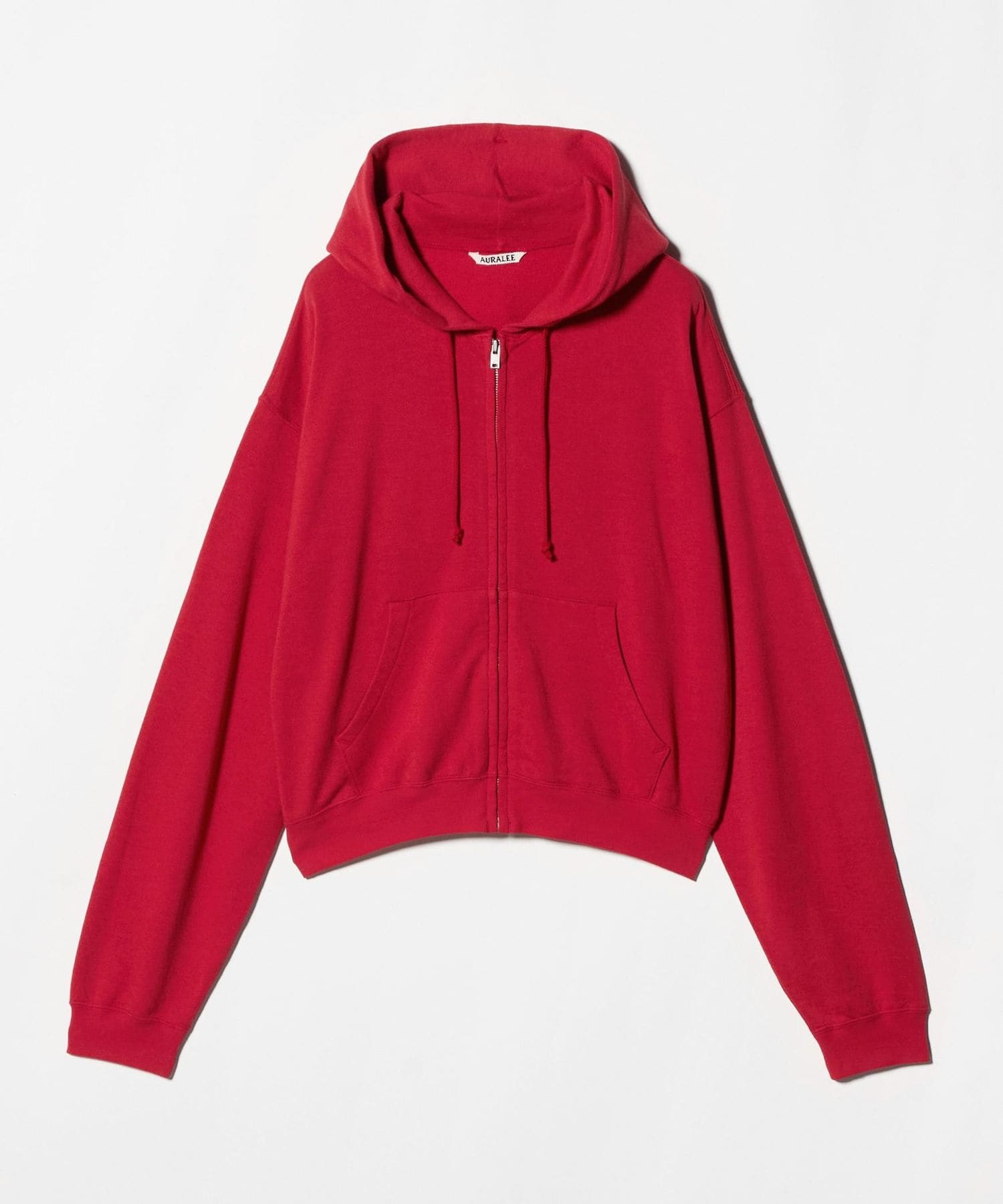 AURALEE＞HIGH TWIST LIGHT SWEAT ZIP PARKA/フーディー
