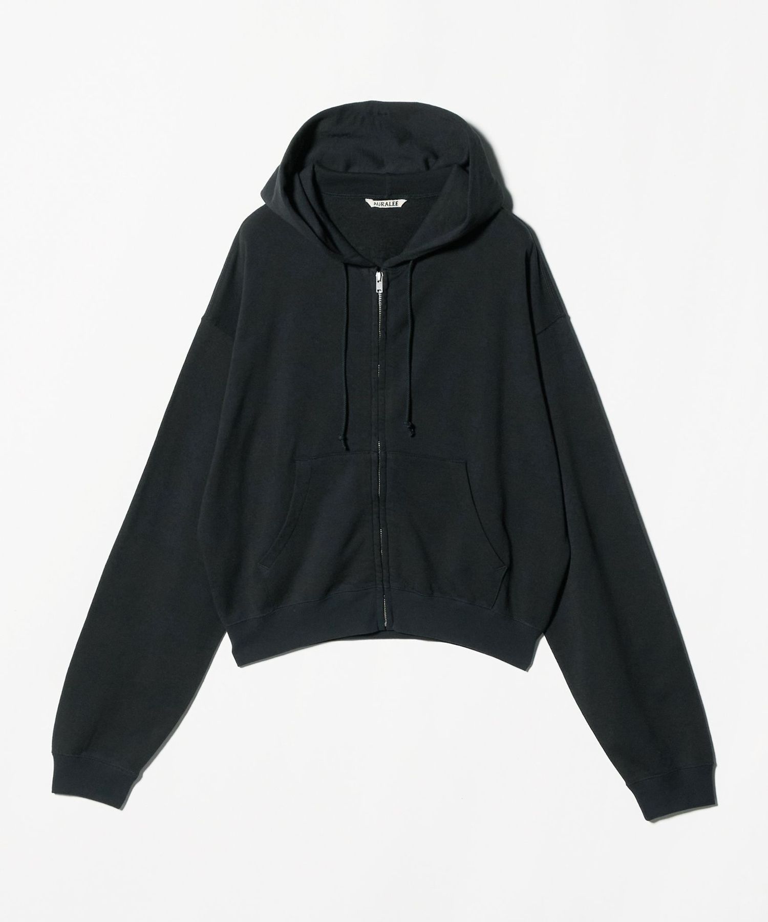 AURALEE＞HIGH TWIST LIGHT SWEAT ZIP PARKA/フーディー