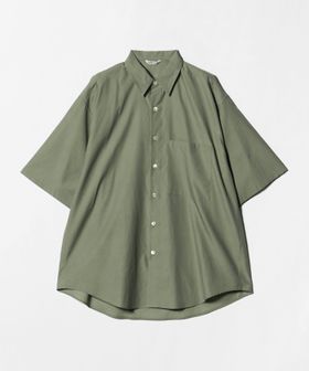 AURALEE/＜AURALEE＞WASHED TWILL BIG HALF SLEEVED SHIRT/シャツ/シャツ / ブラウス