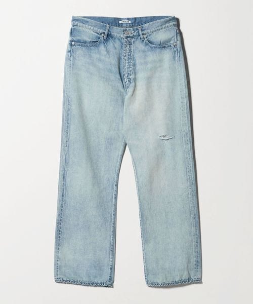 AURALEE/＜AURALEE＞FADED SELVEDGE LIGHT DENIM PANTS/デニムパンツ/デニムパンツ