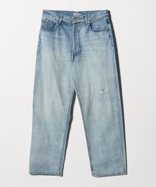 AURALEE/＜AURALEE＞FADED SELVEDGE LIGHT DENIM WIDE PANTS/デニムパンツ/デニムパンツ