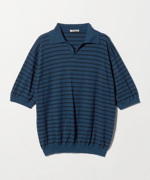 AURALEE/＜AURALEE＞HIGH GAUGE COTTON KNIT SKIPPER/ニット/ニット / セーター