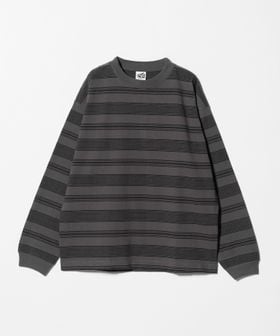 BEAUTY&YOUTH/12oz ヘビーウェイト ボーダー クルーネック カットソー/Tシャツ / カットソー