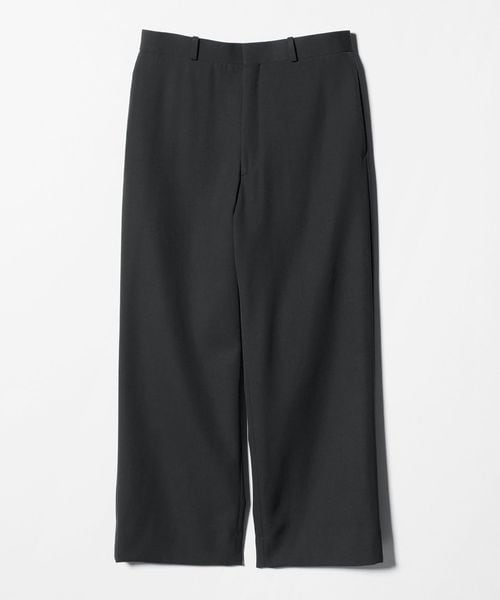 H BEAUTY&YOUTH/＜H＞ハイツイスト ギャバジン ノープリーツ ワイドパンツ/セットアップ パンツ
