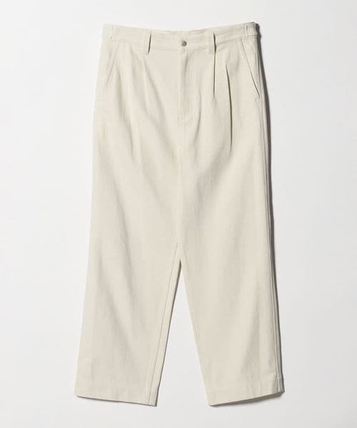 ATON/＜ATON＞WASHED TWIST COTTON TUCK WIDE PANTS/パンツ/その他パンツ