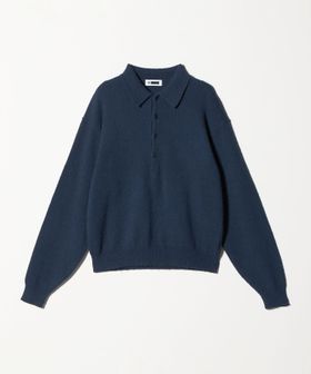 H BEAUTY&YOUTH/＜H＞ツイスティ コットン 4B ニットポロシャツ/ニット / セーター