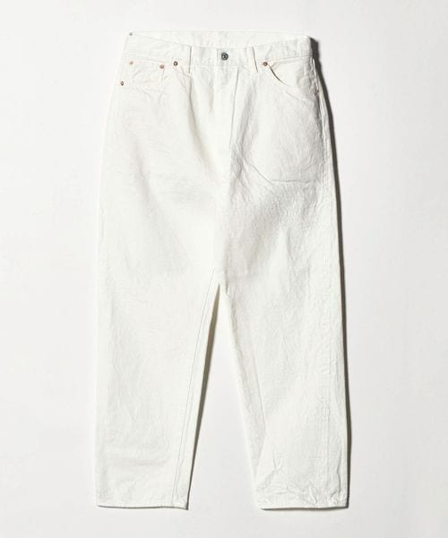 KAPTAIN SUNSHINE/＜KAPTAIN SUNSHINE＞5P ZIPPER FRONT DENIM PANTS WHITE/デニムパンツ/デニムパンツ
