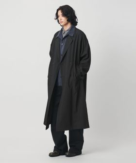 H BEAUTY&YOUTH/＜H＞ナイロンシルク ダブルブレスト チェスターコート/チェスターコート