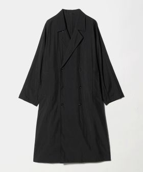 H BEAUTY&YOUTH/＜H＞ナイロンシルク ダブルブレスト チェスターコート/チェスターコート