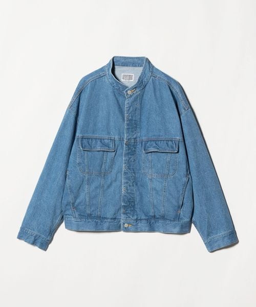 C.E/＜C.E＞WASHED NEP DENIM TRUCKER JACKET/ブルゾン/デニムジャケット