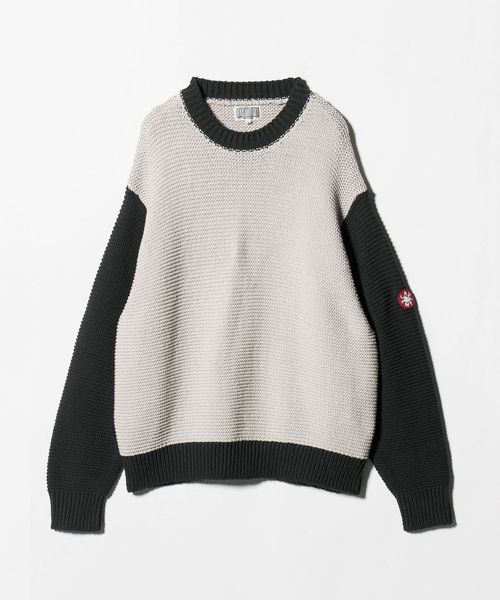C.E/＜C.E＞COLOURED COTTON KNIT GREY/ニット/ニット / セーター