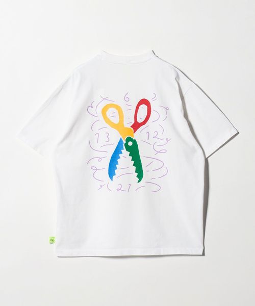 loosejoints/＜loosejoints＞TIME TO CUT T―SHIRT/Tシャツ/Tシャツ / カットソー