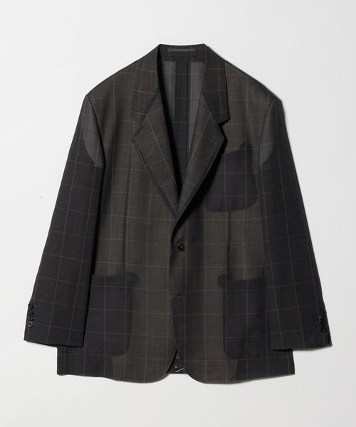 BOWTE/＜BOWTE＞WORSTED & SILK SHEER VOILE TAILORED JACKET/ジャケット/テーラードジャケット