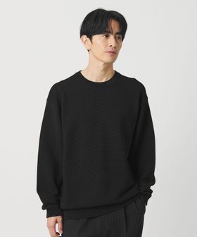 BEAUTY&YOUTH/パール ステッチ フォルム クルーネック ニット ウォシャブル/ニット / セーター