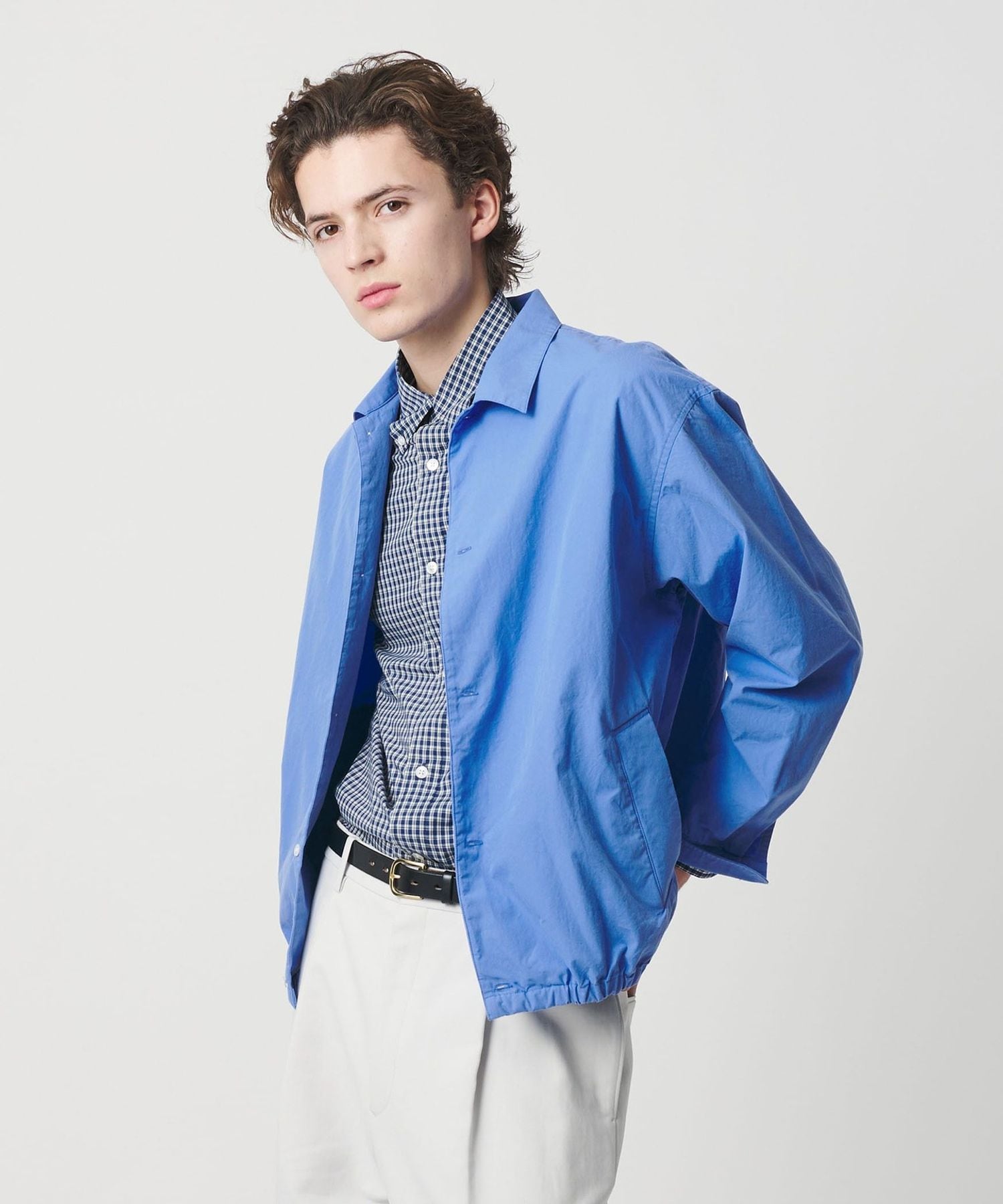 ハイデンシティ シャツ ブルゾン
