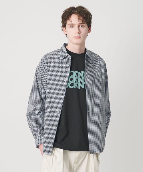 BEAUTY&YOUTH/T/WRTR チェック レギュラーシャツ FORM型/シャツ / ブラウス