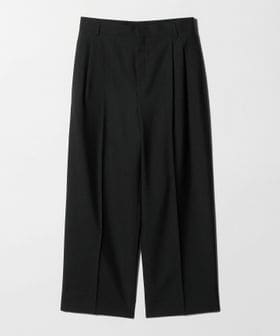 H BEAUTY&YOUTH/＜H＞トロピカルウール 2プリーツ ワイドパンツ/スラックス