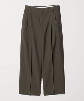 H BEAUTY&YOUTH/＜H＞トロピカルウール 2プリーツ ワイドパンツ/スラックス