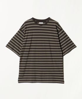 KAPTAIN SUNSHINE/＜KAPTAIN SUNSHINE＞HARD TWISTED STRIPE JERSEY HALF‐SLEEVE T―SHIRT/Tシャツ/Tシャツ / カットソー