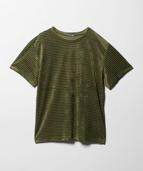 INSCRIRE/＜INSCRIRE＞VELOUR BORDER T―SHIRT/Tシャツ/Tシャツ / カットソー