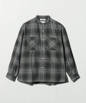 nonnative/＜nonnative × Rafu＞オフィサー オンブレチェック スタンドカラー シャツ /シャツ / ブラウス