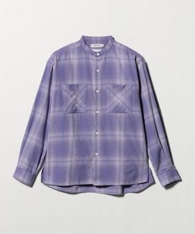 nonnative/＜nonnative × Rafu＞オフィサー オンブレチェック スタンドカラー シャツ /シャツ / ブラウス