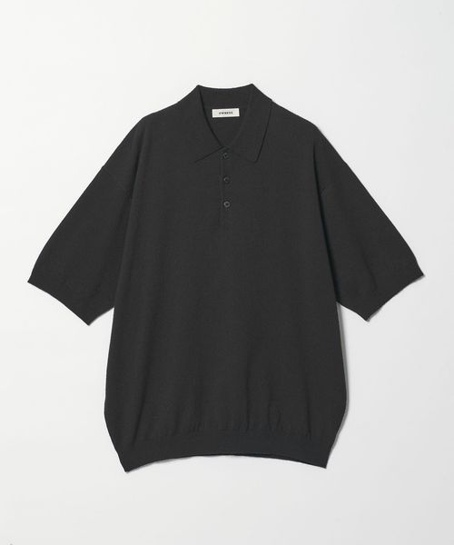 OWNESS/＜OWNESS＞フェザー コットン 3ボタン ポロシャツ/ニット / セーター