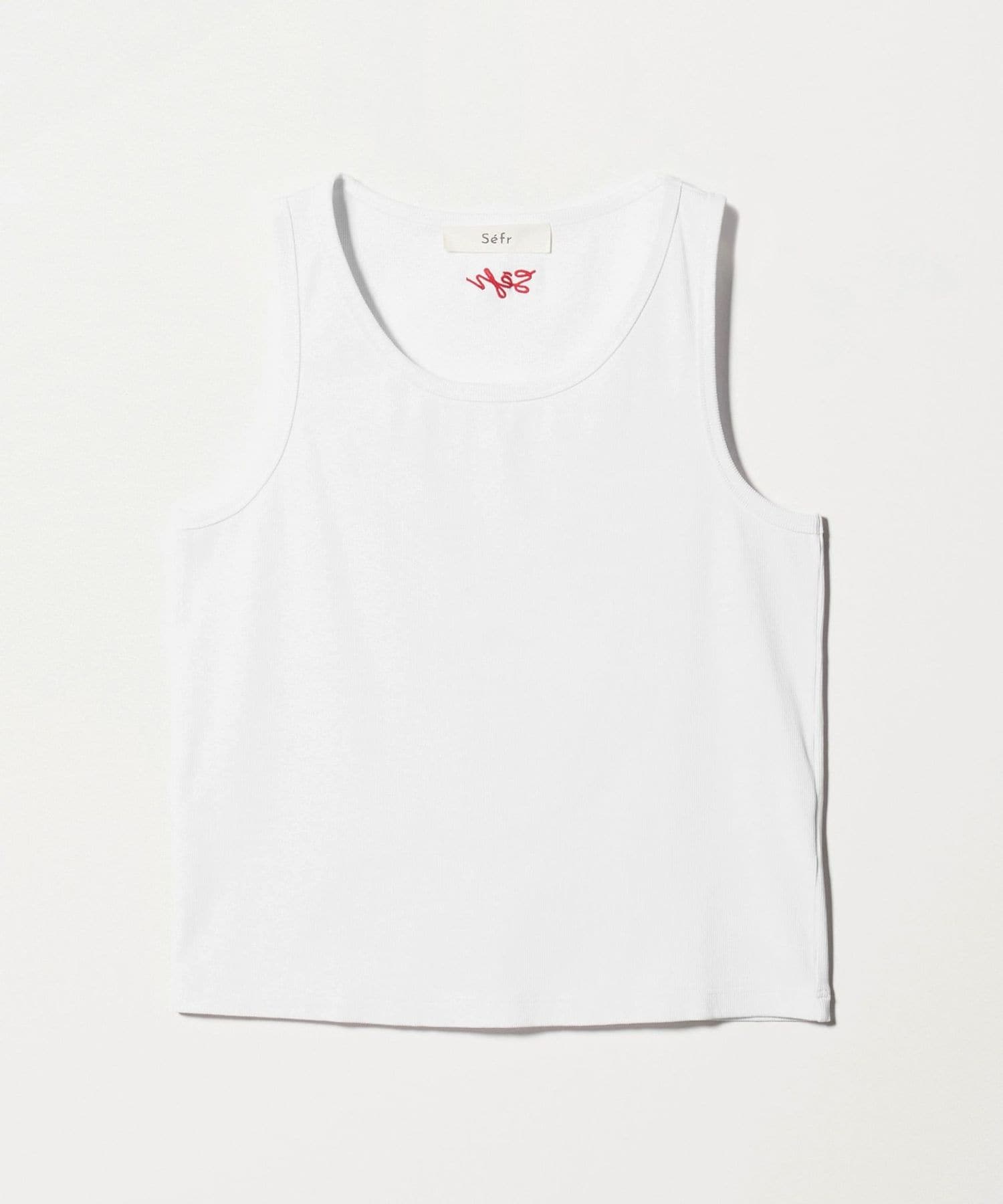 Sefr＞CYRIL TANK TOP WHITE/タンクトップ