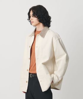 H BEAUTY&YOUTH/＜H＞フェード レザーカラー カバーオール 2/カバ―オール