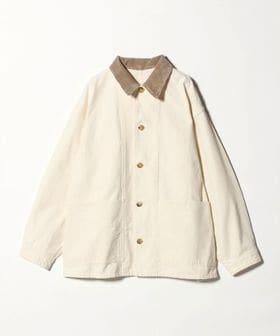 H BEAUTY&YOUTH/＜H＞フェード レザーカラー カバーオール 2/カバ―オール