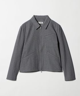 coor/＜coor＞マイクロチェック シャツ ジップアップ/その他コート / ブルゾン