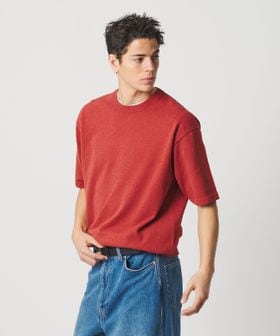 BEAUTY&YOUTH/KNITEE クリンプコットン クルーネック ニット Tシャツ/ニット / セーター