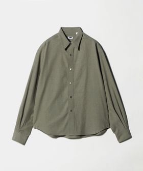 H BEAUTY&YOUTH/＜H＞セルロースコットン ダブルステッチ レギュラーカラーシャツ/シャツ / ブラウス