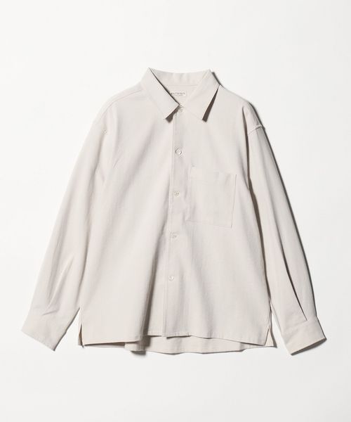 BEAUTY&YOUTH/TC リネン キャンプカラー グランデ シャツ GRANDE型/シャツ / ブラウス