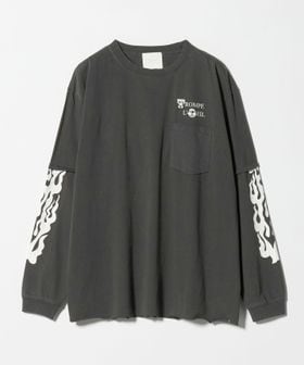 TODAY edition/＜TODAY edition＞TROMPE L’OEIL 1 LONG SLEEVE T―SHIRT/カットソー/Tシャツ / カットソー