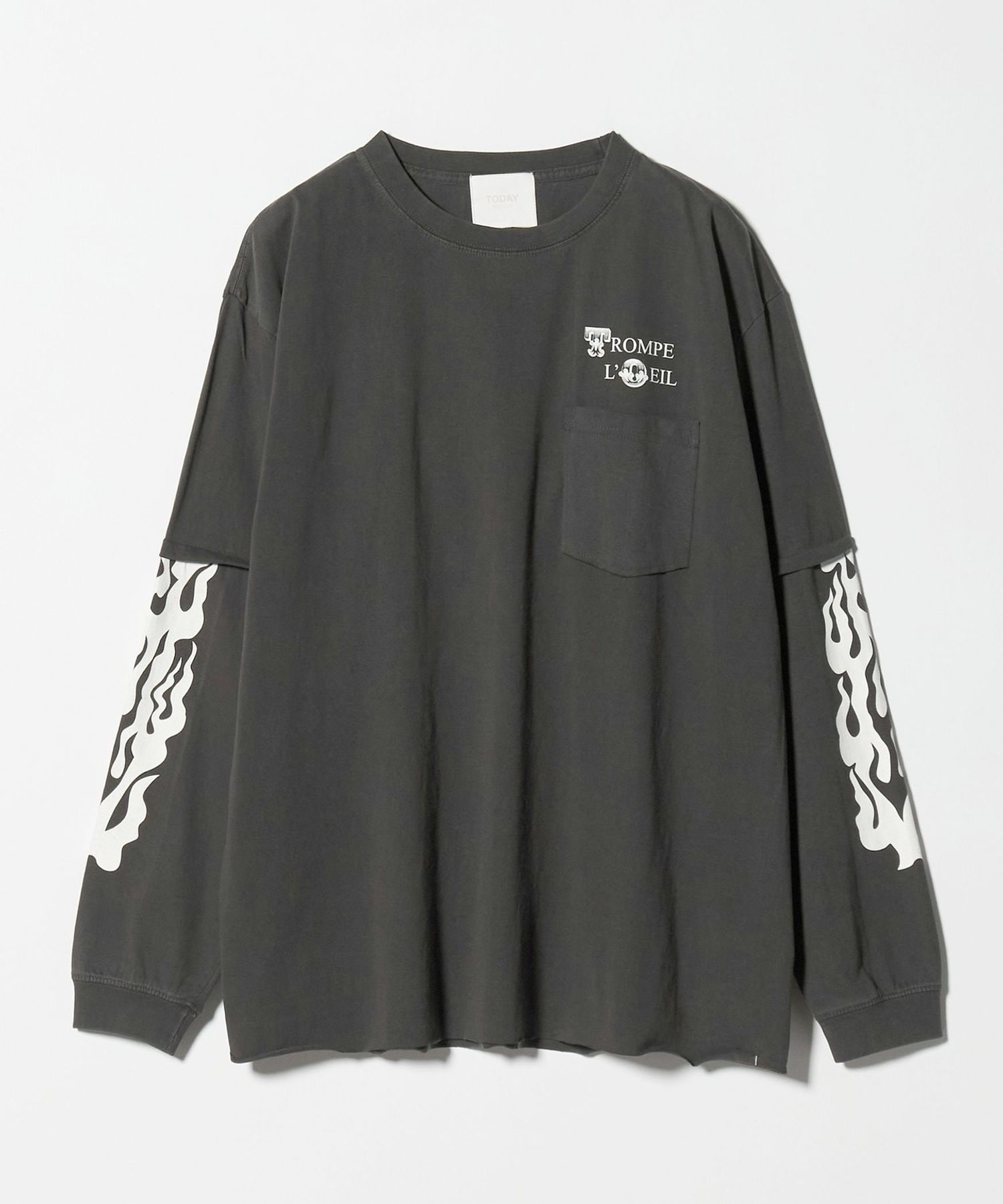 TODAY edition＞TROMPE L'OEIL 1 LONG SLEEVE T―SHIRT/カットソー