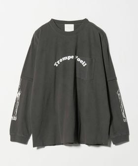 TODAY edition/＜TODAY edition＞TROMPE L’OEIL 2 LONG SLEEVE T―SHIRT/カットソー/Tシャツ / カットソー