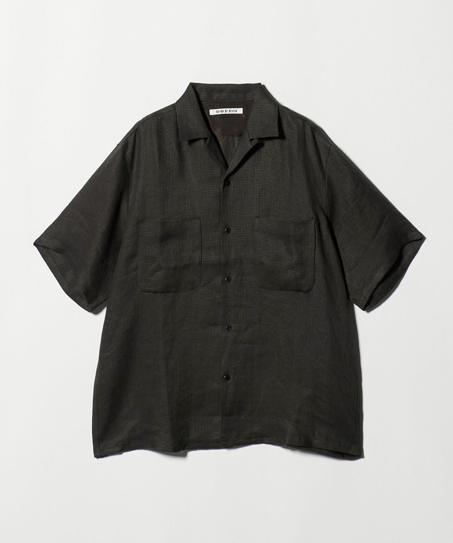 トップス SEVEN BY SEVEN OPEN COLLAR SHIRTS SEVEN BY SEVEN＞OPEN COLLAR SHORT SLEEVE SHIRT/シャツ