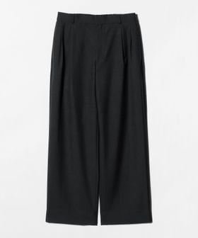 H BEAUTY&YOUTH/＜H＞ウールトロピカル 2プリーツ ワイド バックイージーパンツ/セットアップ パンツ