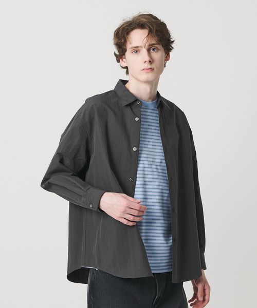 BEAUTY&YOUTH/FLFY コットンナイロン グランデテーパード シャツ GRANDE TAPERD型 /シャツ / ブラウス