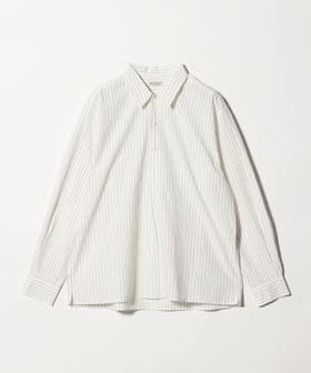 BEAUTY&YOUTH/TYP ワッシャー ピンストライプ プルオーバーシャツ /シャツ / ブラウス