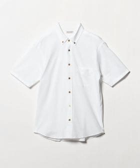 BEAUTY&YOUTH/クイック ストレッチ シャンブレー ボタンダウン 半袖シャツ SLIM型 吸水速乾機能付き/シャツ / ブラウス