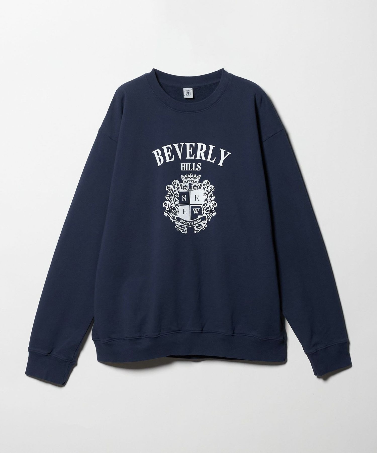 身幅51センチ【極美品】USA製 sporty&rich スウェット Sporty&Rich＞BH CREST CREWNECK SWEAT PULLOVER/スウェット