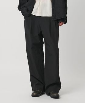 H BEAUTY&YOUTH/＜H＞コットンナイロン 2プリーツ バギーイージーパンツ/イージーパンツ